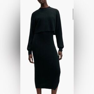 AllSaint dress+sweater set